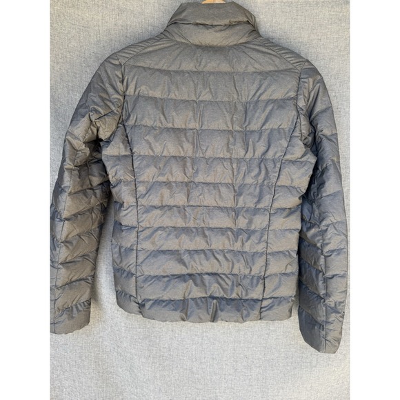 Uniqlo XS Womens Ultra Light Down Filled Full Zip Gray Puffer Jacket Outdoor - Picture 6 of 6